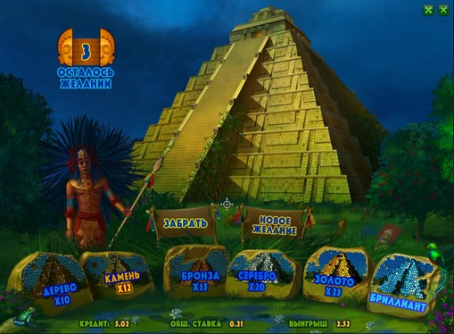 Bonus game of slot Aztec Empire