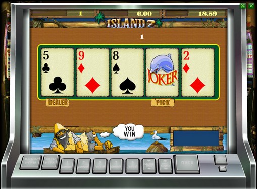 Doubling game of slot Island 2
