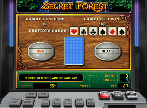 Doubling game of slot Secret Forest