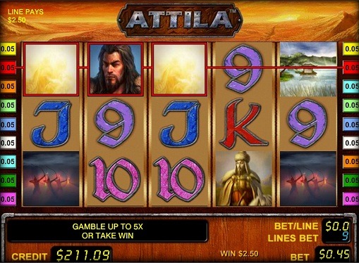 Play the slot Attila