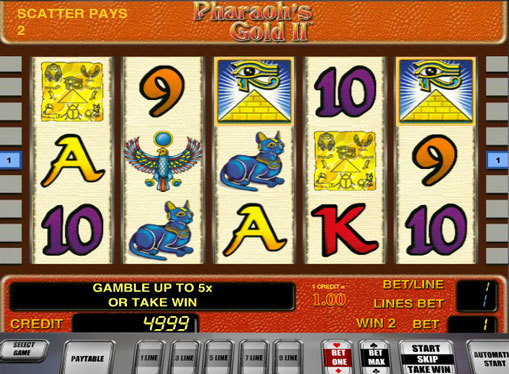 Pharaoh's Gold II Play the slot online