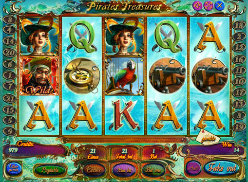 Pirates Treasures Play the slot online for money