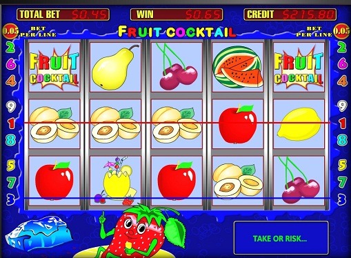 The reels of slot Fruit Cocktail