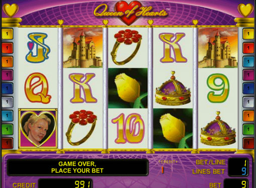 Queen of Hearts Play the slot online for money