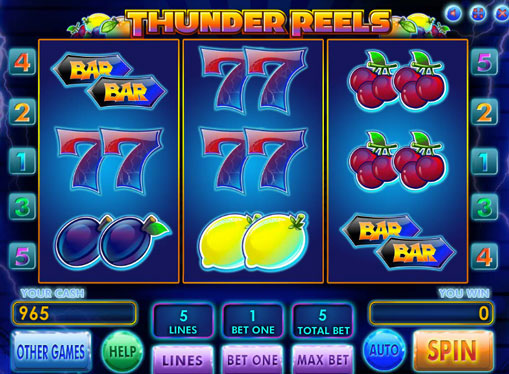 Thunder Reels Play the slot online for money